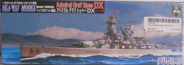 Admiral Graf Spee, Fujimi 1/700 CK - Charlies Plastic Models