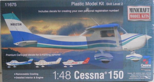 Cessna 150, Minicraft 1/48 MMI-11675 CK - Charlies Plastic Models