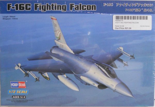 F-16C Fighting Falcon, Hobby Boss 1/72 CK - Charlies Plastic Models