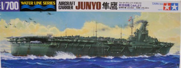 IJN Junyo Aircraft Carrier, Tamiya 1/700 TAM-31212 CK - Charlies ...