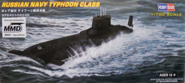 Russian Navy Typhoon Class, HobbyBoss 1/700 CK - Charlies Plastic Models