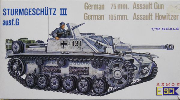 Sturmgeschütz III ausf. G, ESCI 1/72 RJMCK - Charlies Plastic Models