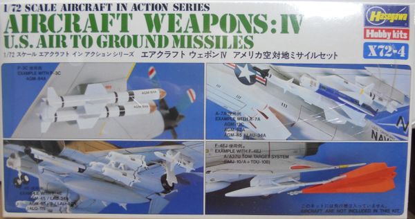 Aircraft Weapons:IV U.S. Air to Ground Missiles, Hasegawa 1/72 RJMC1 ...