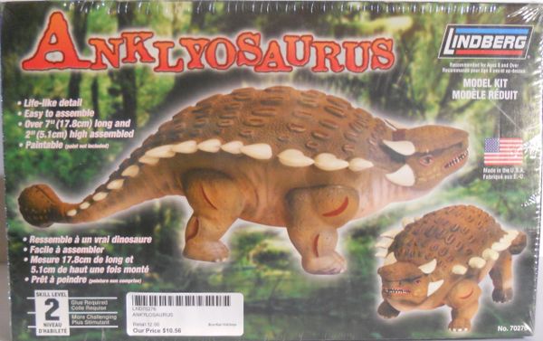 Anklyosaurus, Lindberg CK - Charlies Plastic Models