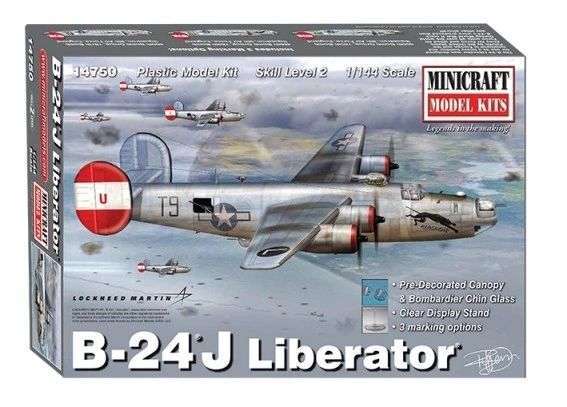 B-24J Liberator, MiniCraft 1/144 MMI-14750 CK - Charlies Plastic Models