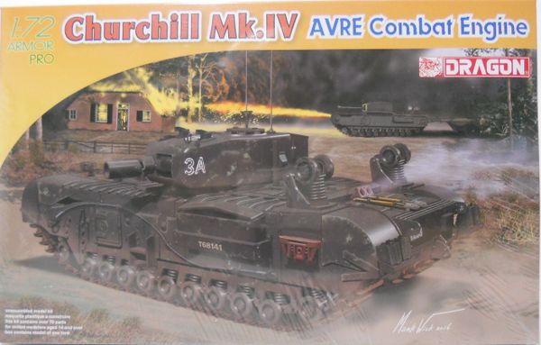 Churchill Mkiv Avre Combat Engine Dragon 172 Ck Charlies Plastic