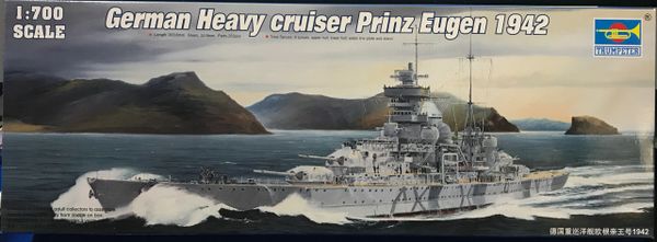 German Heavy cruiser Prinz Eugen 1942, Trumpeter 1/700 CK - Charlies ...