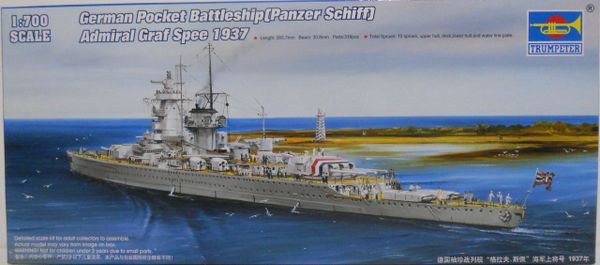 Graf Spee, 1937, Trumpeter 1/700 TSM-5773 CK - Charlies Plastic Models