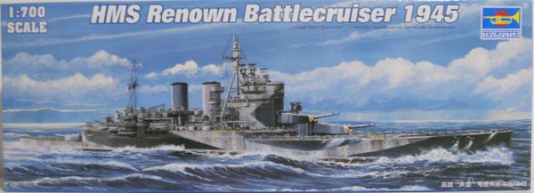 HMS Renown Battlecruiser 1945, Trumpeter 1/700 CK - Charlies Plastic Models