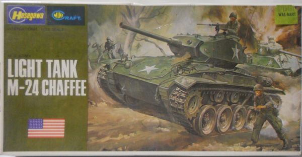 M-24 Chaffee Light Tank, Hasegawa MiniCraft 1/72 IH - Charlies Plastic ...