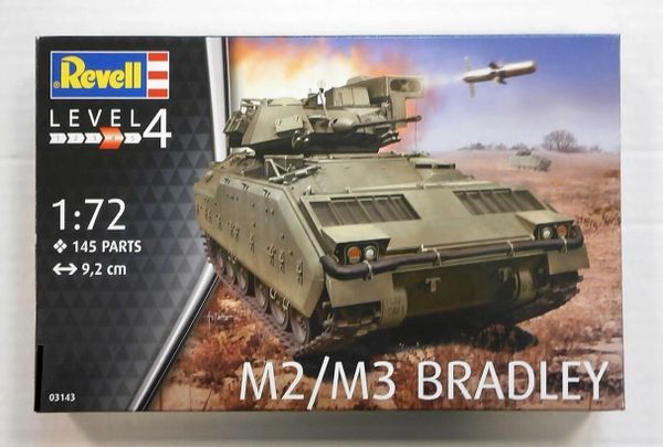 M2/M3 Bradley Tank, Revell 1/72 RVL-3143 CK - Charlies Plastic Models