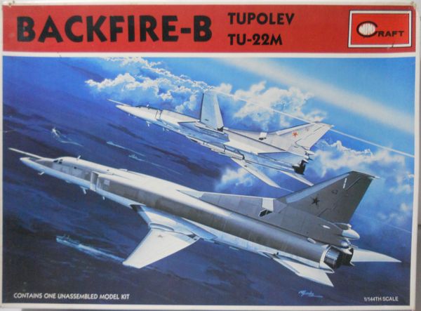 Tu-22M Backfire-B, MiniCraft 1/144 IH - Charlies Plastic Models