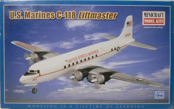 U.s. Marines C-118 Liftmaster, Minicraft 1 144 Ck - Charlies Plastic Models