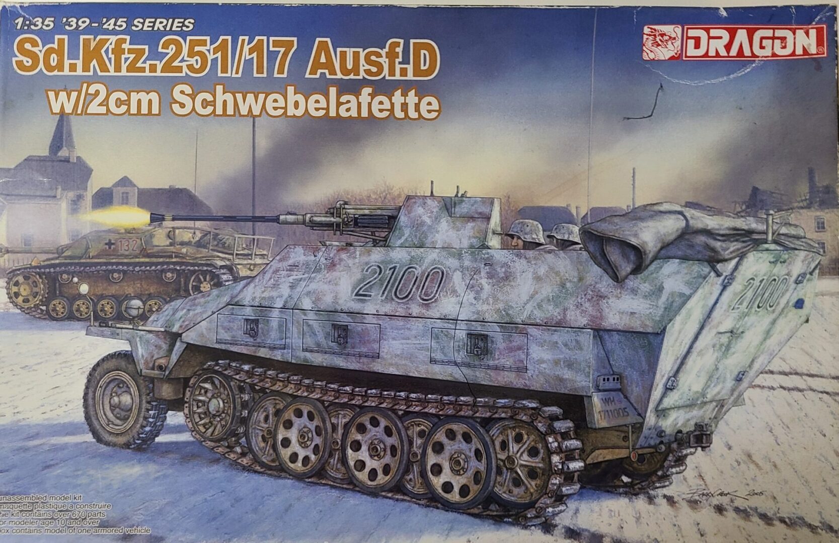 Sd.Kfz.251/17 Ausf D W 2cm Schwebelafette Dragon 1/35 Ray - Charlies ...