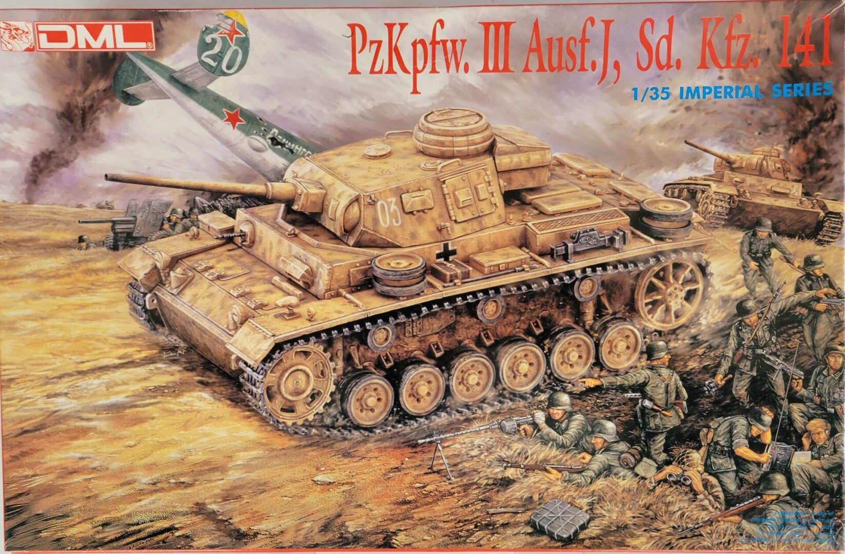 Dragon PzKpfw III Ausf. J Sd. Kfz 141 1/35 RAY - Charlies Plastic Models