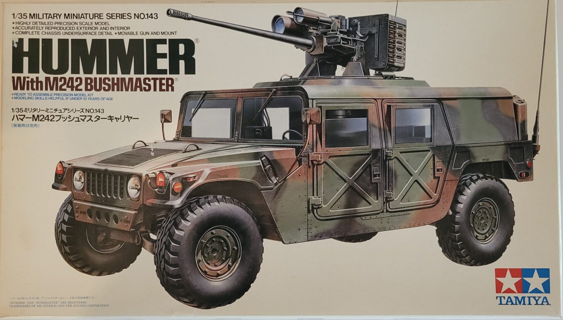 Hummer W/M242 Bushmaster 1/35 Tamiya MC