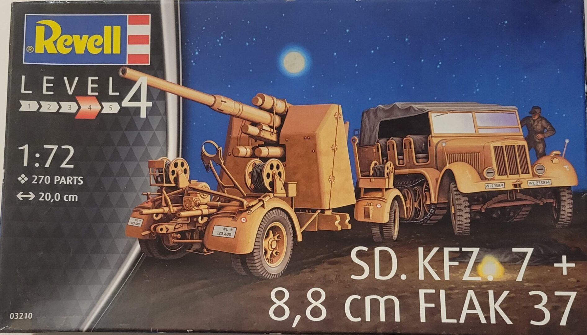 Sd. Kfz. 7 8,8 Cm Flak 37 1/72 Revell LP DOUBLE CHECK - Charlies ...