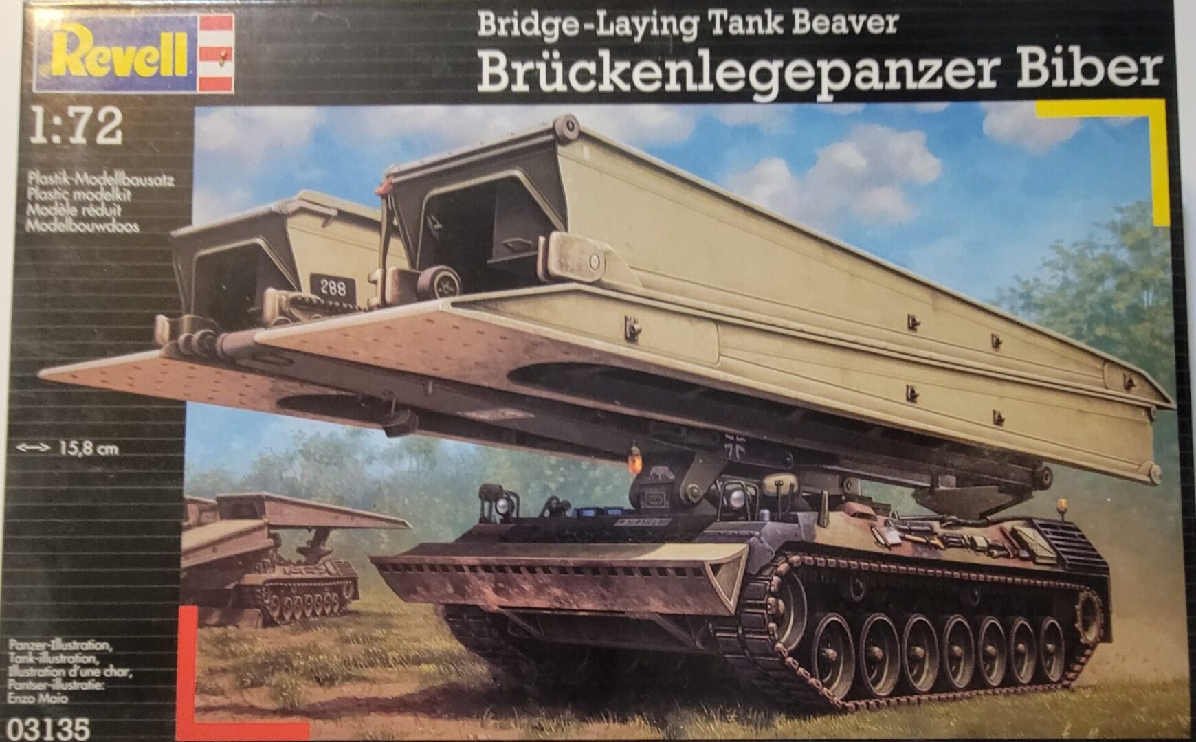 Bridge-Laying Tank Beaver Bruckenlegepanzer Biber 1/72 Revell LP ...