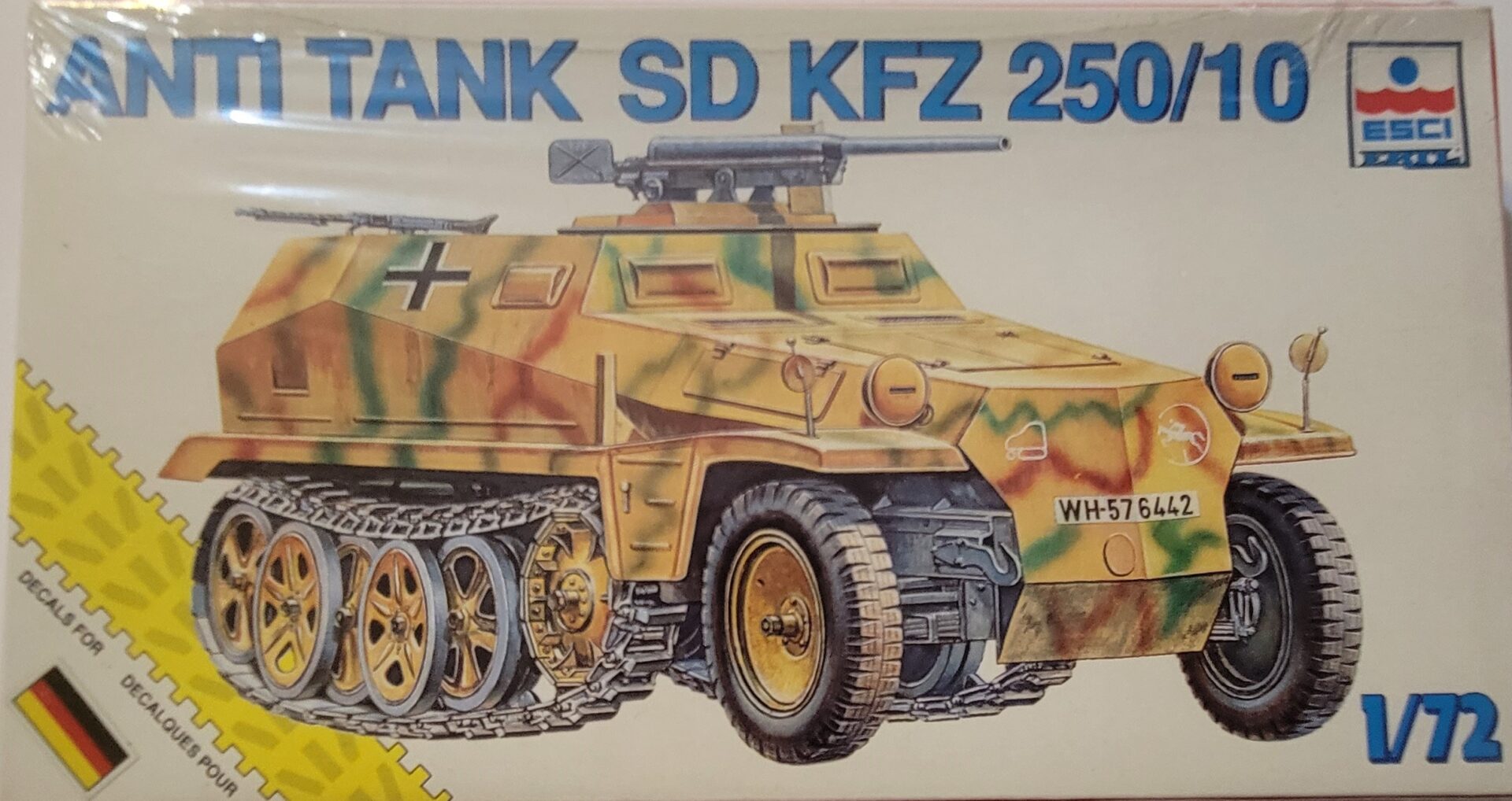 Anti Tank Sd Kfz 250/10 1/72 ESCI LP - Charlies Plastic Models